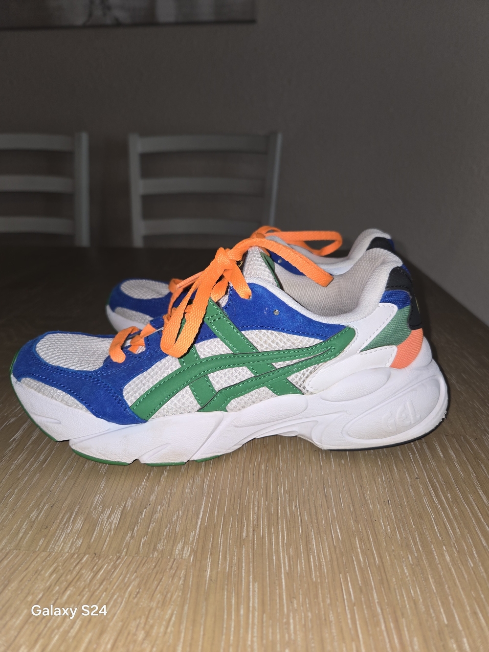 ASICS GEL-Kayano 5 Color Block Sneakers Blue & Green US 7.5